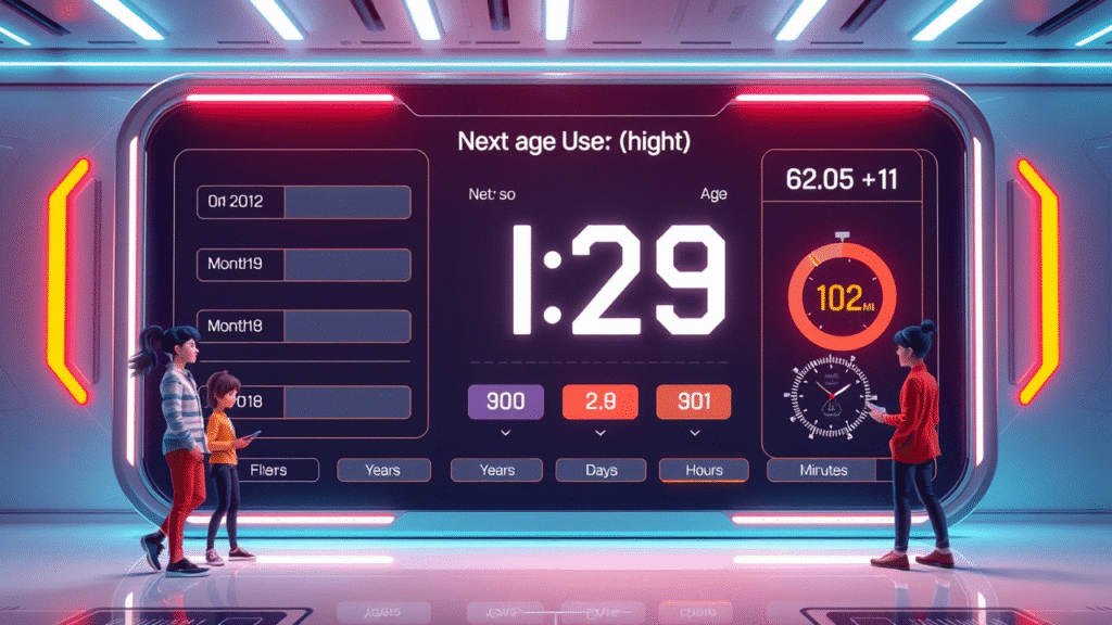 Next-Gen Age Calculator with Real-Time Updates