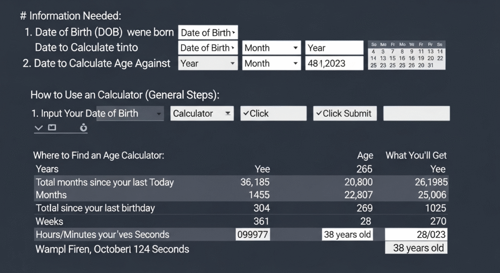 Age Calculator